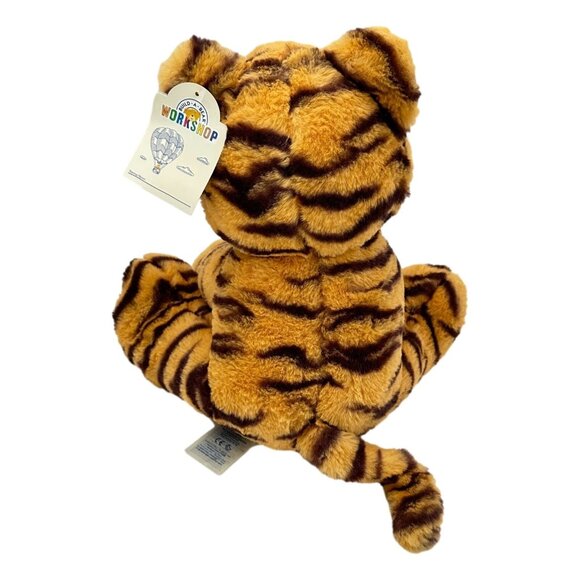 BAB Build-A-Bear Plush Tiger Cub Orange Black Tag - Picture 2 of 10